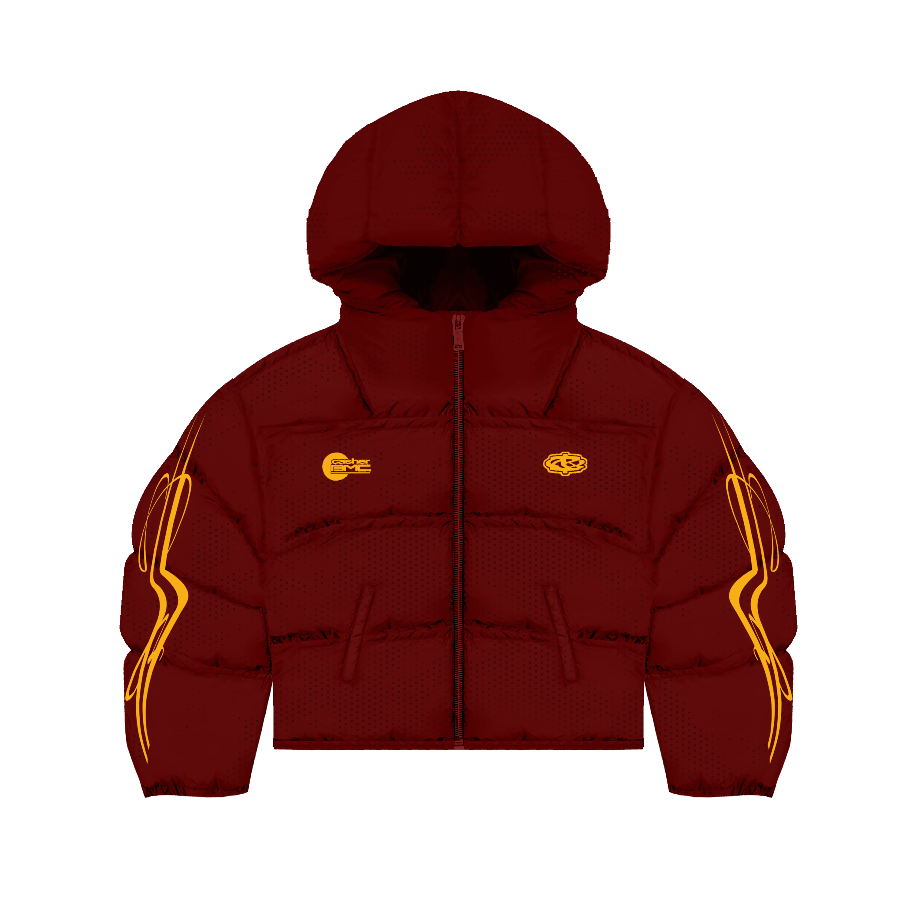 «BMC» RED PUFFER JACKET